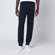 ZEGNA Navy Blue Jogging Pants In Wool Blend