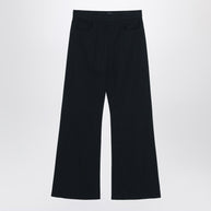 Acne Studios Navy Blue Pinstripe Trousers