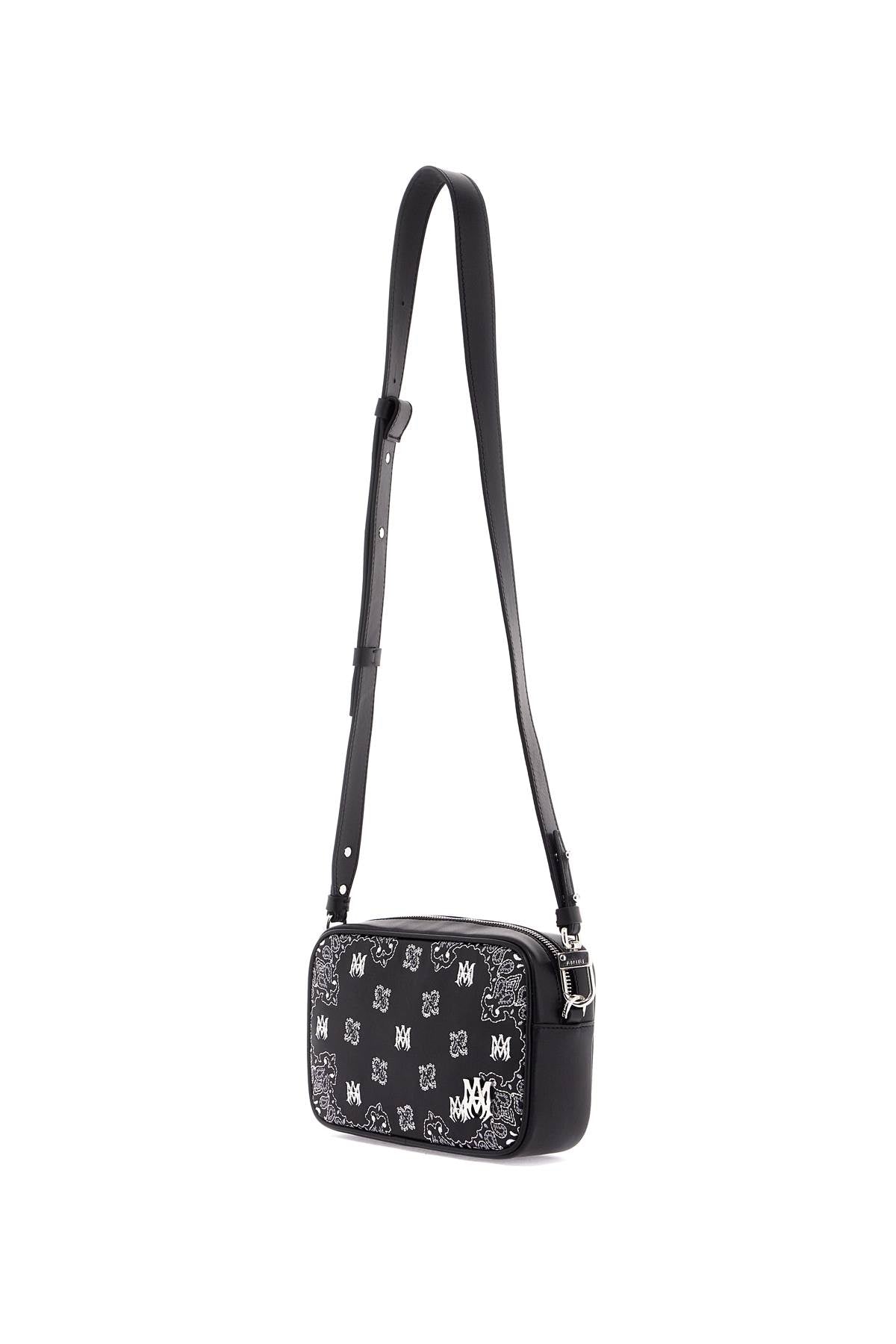 Amiri Bandana Embroidered Camera Crossbody Bag