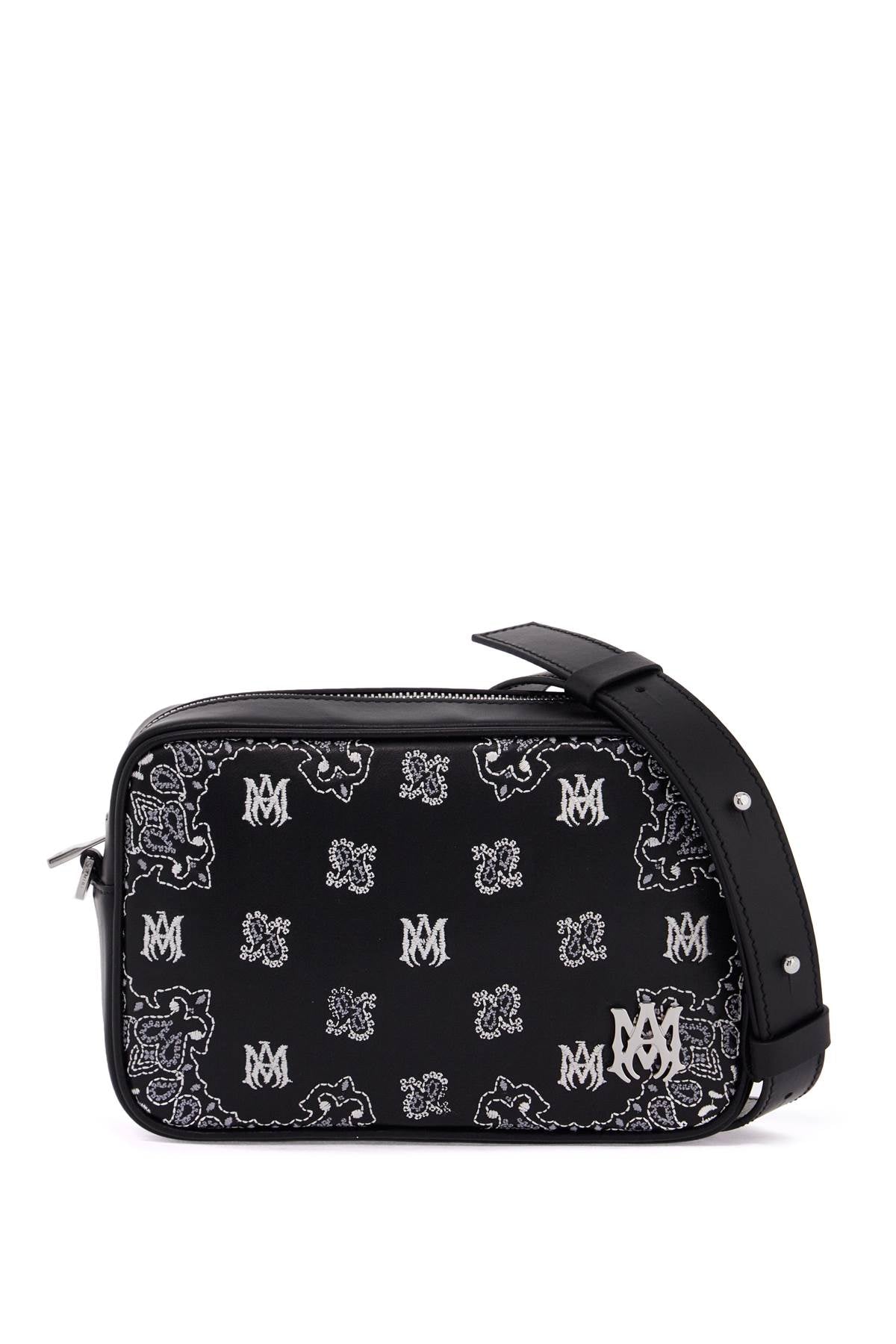 Amiri Bandana Embroidered Camera Crossbody Bag