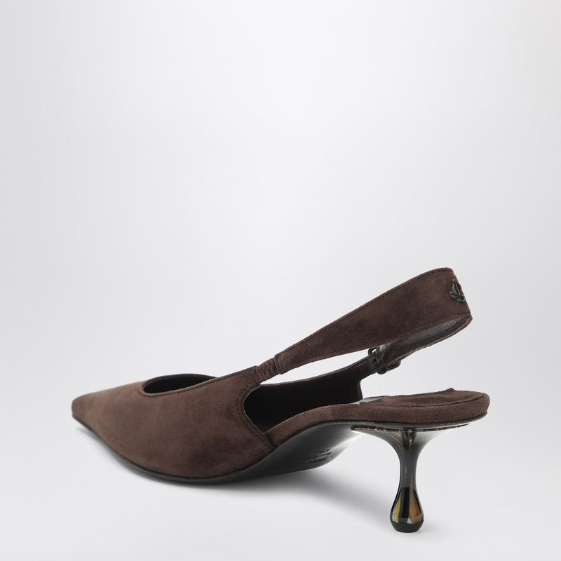 Jimmy Choo Amel 50 Pumps In Chocolate Colour