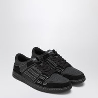 AMIRI Sneaker Skel Top Low Black In Leather And Suede