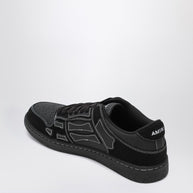 AMIRI Sneaker Skel Top Low Black In Leather And Suede