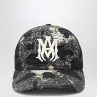 AMIRI Black Bandana Trucker Hat