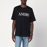 AMIRI Black Cotton T-shirt With Logo