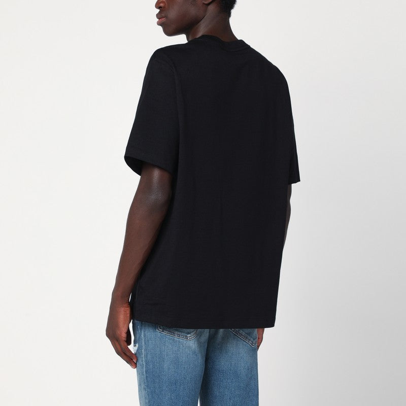AMIRI Black Cotton T-shirt With Logo