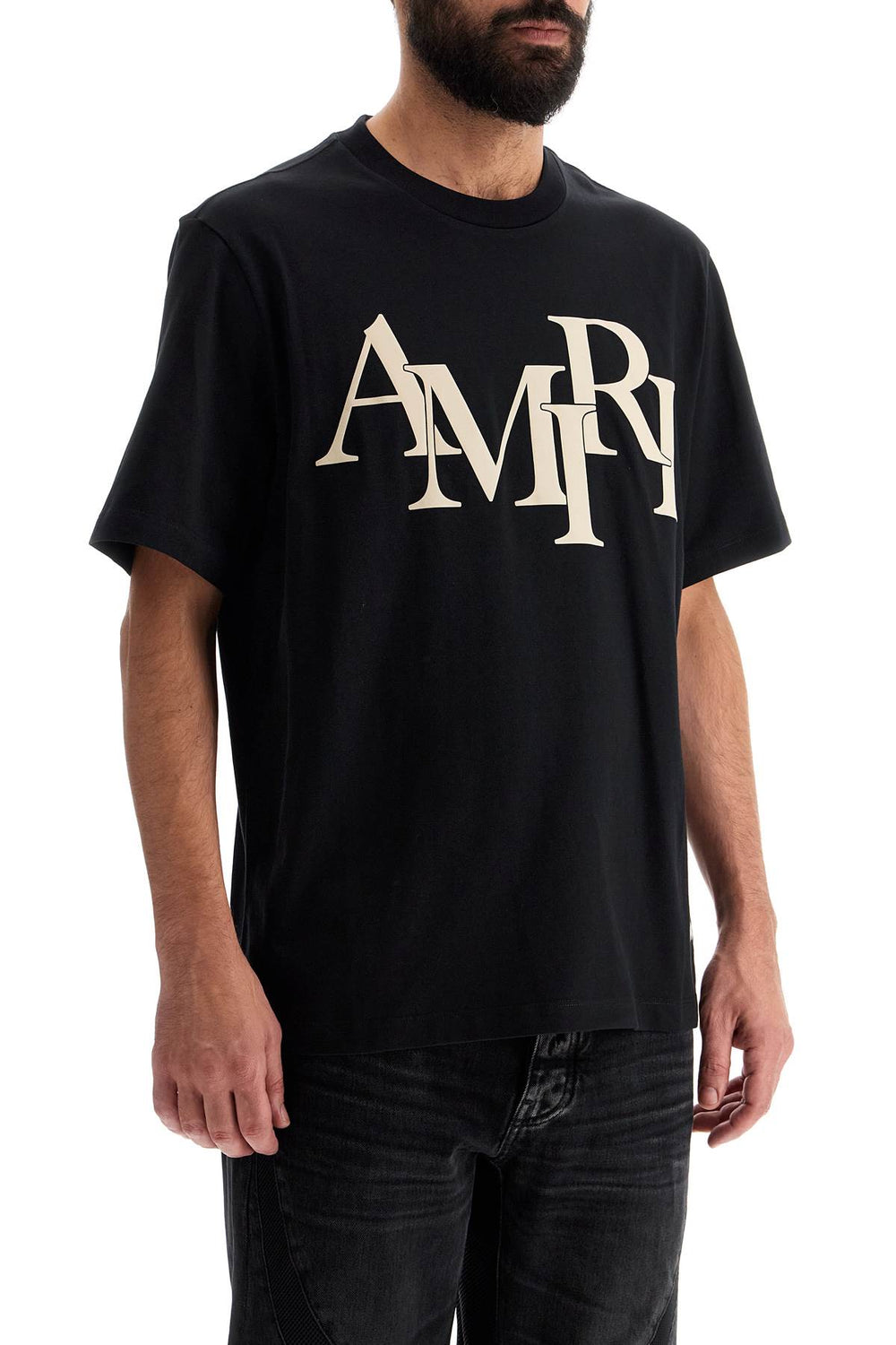 Amiri Staggered Logo T-Shirt