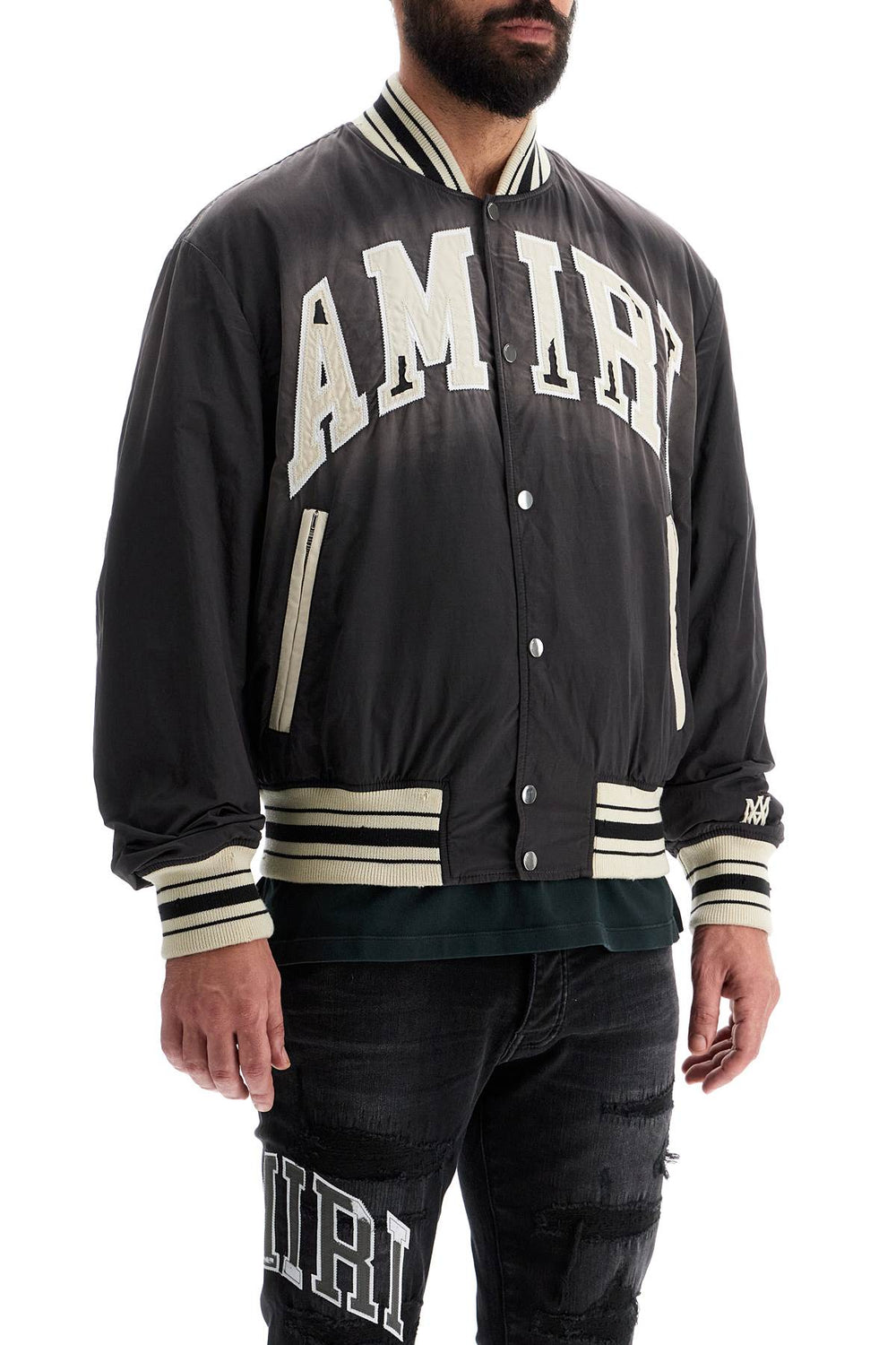 Amiri Sun Faded Logo Bomber Jacket