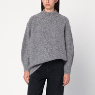 ISABEL MARANT Grey Sweater In Alpaca Blend