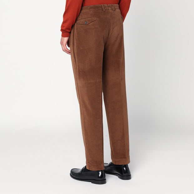 Santaniello Brown Corduroy Pants