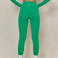 Astoria BALANCE Crossover Sleeve Crop - Palm Green