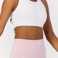 Astoria LIVE LUXE Open Back Crop - White