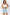 Astoria LIVE LUXE Square Neck Crop - White