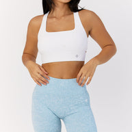 Astoria LIVE LUXE Square Neck Crop - White