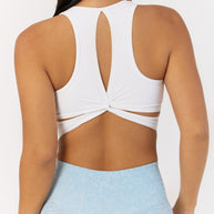 Astoria LIVE LUXE Square Neck Crop - White