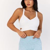 Astoria LIVE LUXE Crossover Crop - White