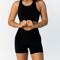 Astoria LIVE LUXE Open Back Crop - Black