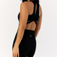 Astoria LIVE LUXE Square Neck Crop - Black