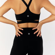 Astoria LIVE LUXE Crossover Crop - Black