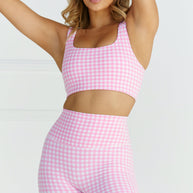 Astoria LUXE BALANCE Short - Pink Gingham