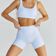 Astoria LUXE BALANCE Short - Blue Gingham