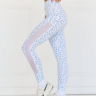 Astoria LUXE BALANCE Full Length Mesh Legging - Poppy