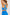 Astoria LUXE BALANCE Plunge Sports Bra - Sapphire Blue