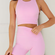 Astoria LUXE BALANCE Staple Sports Crop - Candy Pink