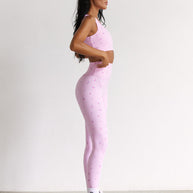 Astoria LUXE BLOSSOM Full Length Legging - Cherry