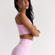 Astoria LUXE BLOSSOM Full Length Legging - Cherry