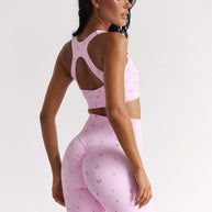 Astoria LUXE BLOSSOM Sports Crop - Cherry