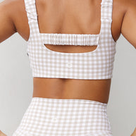 Astoria LUXE BALANCE Short - Beige Gingham