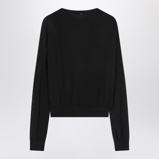 Sportmax Black Wool Cardigan