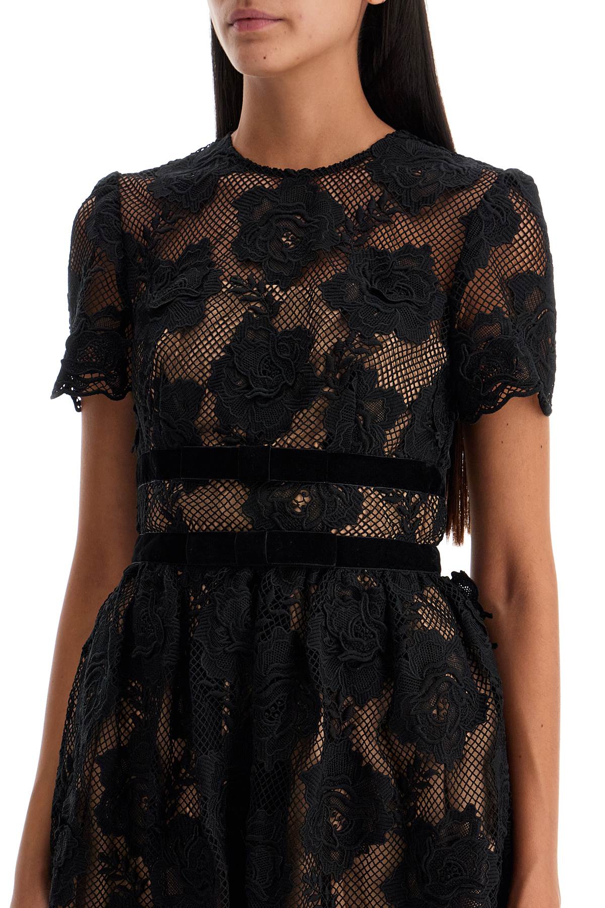 Self Portrait Lace Midi Dress