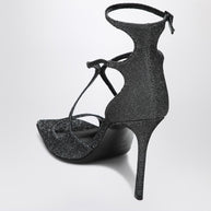 Jimmy Choo Black/silver Azia 95 Sandal