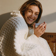 Sunday Citizen Waffle Lightweight Throw Blanket (more Colors)