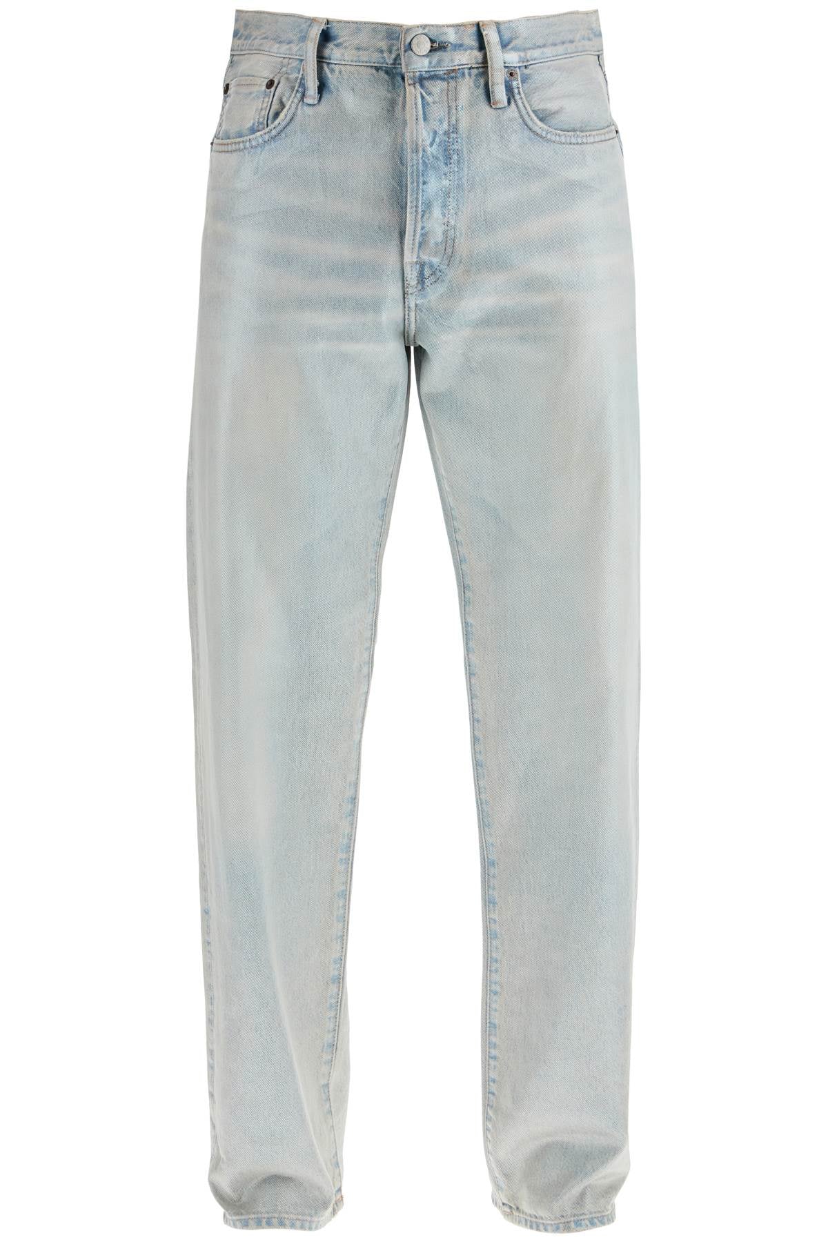 Acne Studios Light Blue Straight Cotton Jeans Model 1996