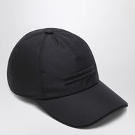 ZEGNA Black Technical Fabric Baseball Cap