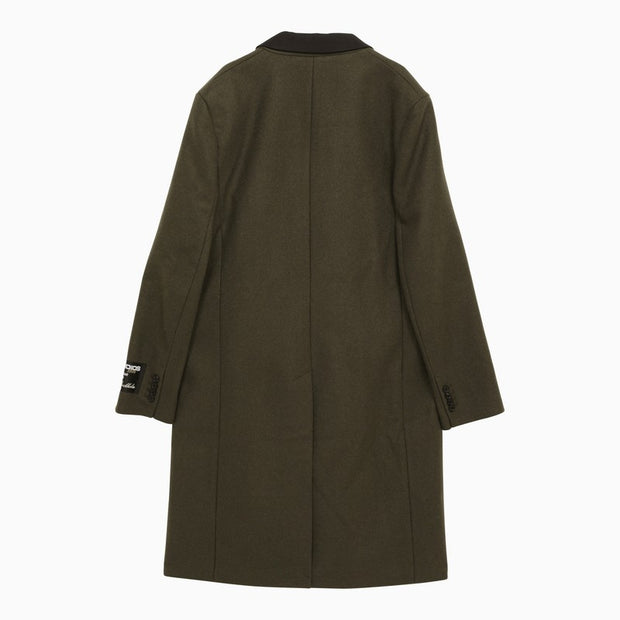 Acne Studios Single-breasted Wool-blend Military Coat