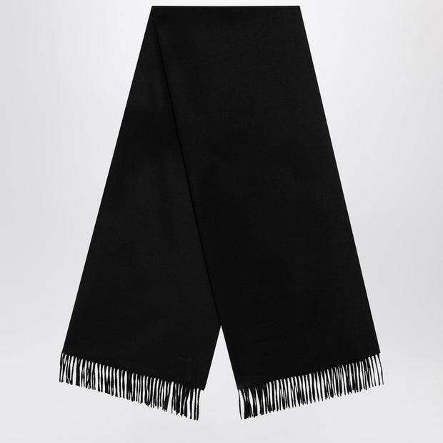 Max Mara Black Cashmere Scarf