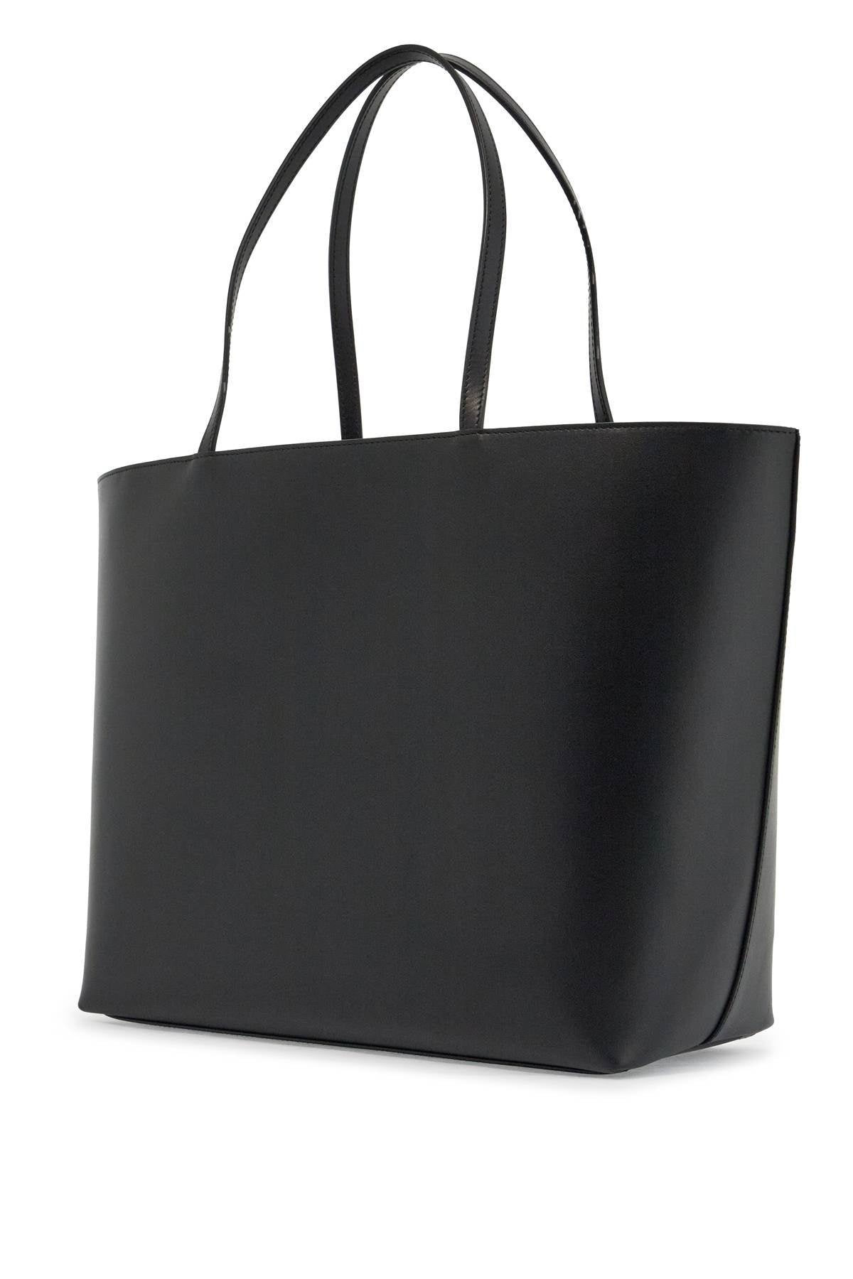 Dolce & Gabbana DG Logo Black Calfskin Shopping Bag