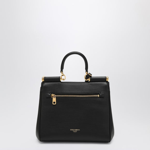 Dolce & Gabbana Shoulder Bag My Sicily In Black Leather