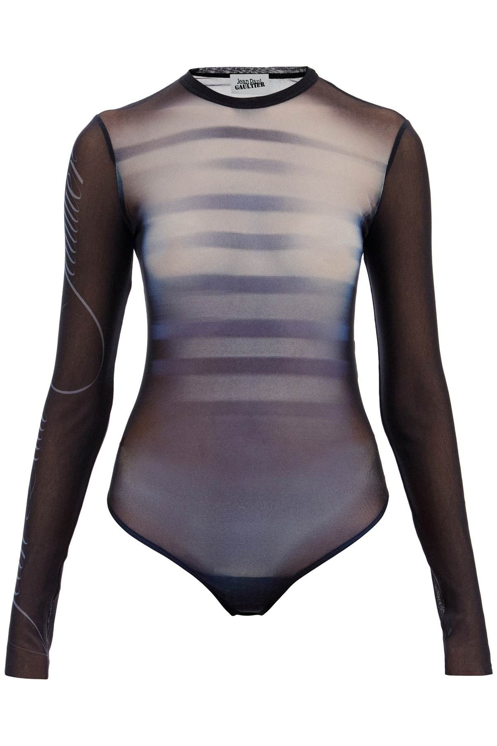 JEAN PAUL GAULTIER Printed Mesh Body Suit