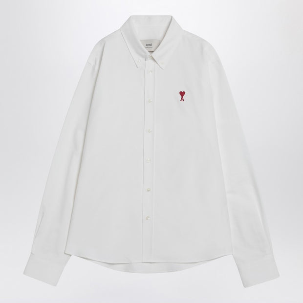 Ami Paris White Ami De Coeur Shirt