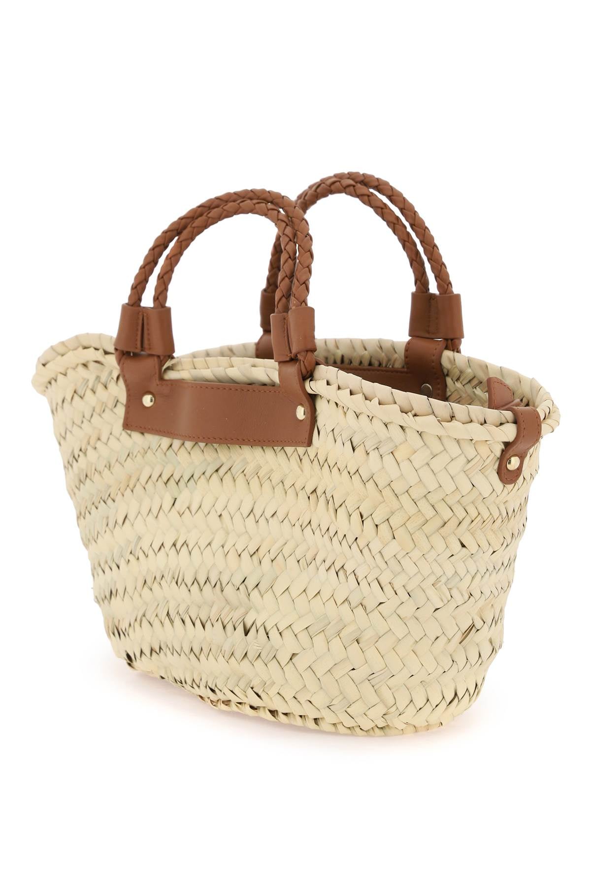 CASTANER Raffia Basket Bag With Shoulder Strap