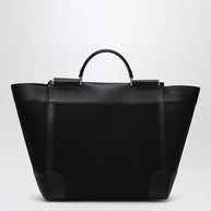 Dolce & Gabbana Dolce&Gabbana Black Fabric And Leather Tote Bag