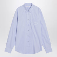 Givenchy Light Blue Button-down Shirt In Cotton
