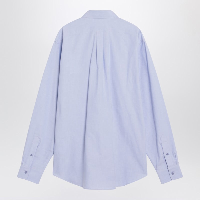 Givenchy Light Blue Button-down Shirt In Cotton