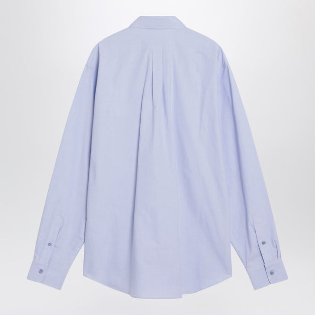 Givenchy Light Blue Button-down Shirt In Cotton