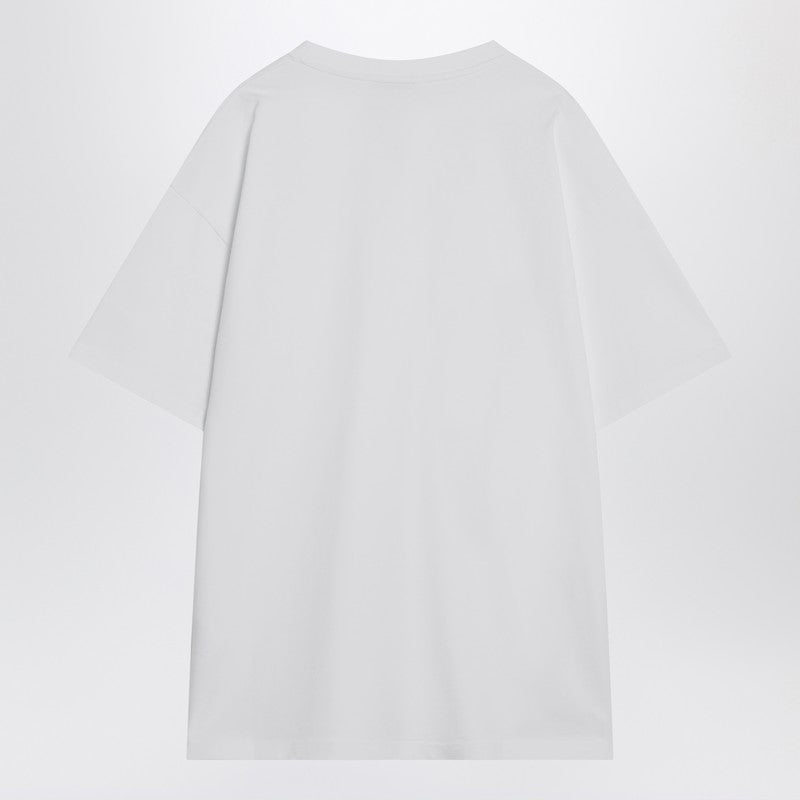 Givenchy White Cotton T-shirt With Logo Patch